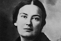 Die spätere None Mutter Maria in der Jugend